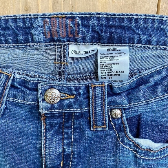 Cruel Jeans by Rocky Mountain Clothing Grace Straight Leg - Picture 7 of 7